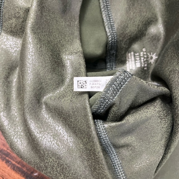 Offline By Aerie High Waist Olive Crackle Set Size Small Activewear Athleisure - Picture 2 of 15